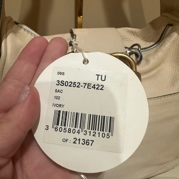 Chloe Paddington *NWT* Ivory Leather Hobo Shoulderbag - Picture 2 of 15